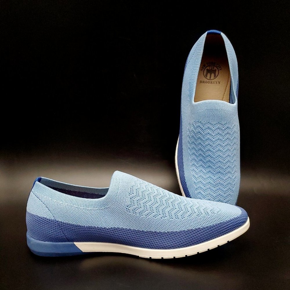 Brooklyn 718 New York City Blue Fashion Casual Sneaker  Shoe Men's Size 9.5
